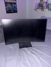 used custom gaming pc desktop + monitor