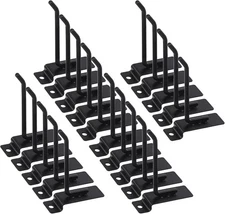 20Pcs 4 Inch Heavy Duty Slatwall Hooks Assortment Kit, Slatwall Accessories Slat