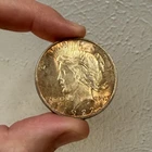 1922 $1 Peace Dollar - Very Nice Color/Toning. Looks UNC.