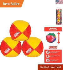 Toys Juggling Balls, Multicolor, Vinyl Shells, Circus Balls with 4 Panel Desi...