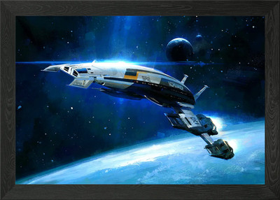 Mass Effect Andromeda gerahmtes Wandbild Poster Leinwanddruck Bild