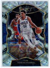 Tobias Harris 2020-21 Panini Select Concourse SIlver Scope Prizm #11 76ers