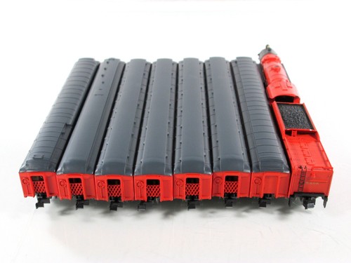 N Scale ***NYC CARDINALS TRAIN*** Locomotive & Passenger Set - CON-COR 8503 Ltd. - Picture 5 of 10