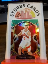 2020-21 Select Malachi Flynn Concourse Green/White/Purple Prizm RC Raptors #89