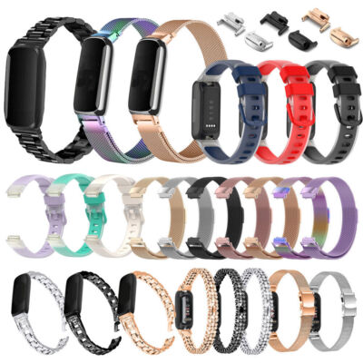 Armband Für Fitbit Inspire 3 Edelstahl Milanese Uhrenarmband Sport Silikonband