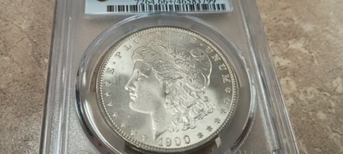 1900 Morgan Silver Dollar PCGS MS66+ - Picture 3 of 6