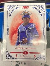 2022 Onyx Vintage Baseball Base #OV-GM Gabriel Moreno - Toronto