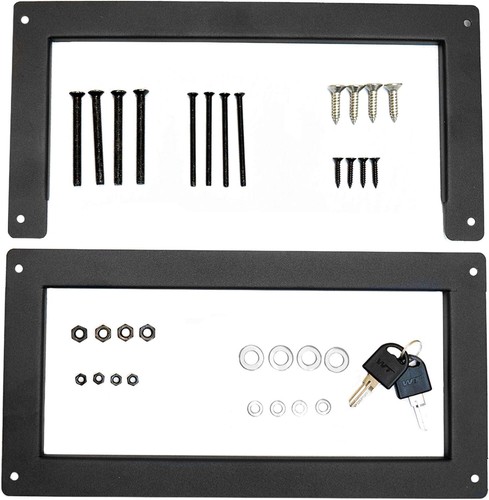 Buzón de acero resistente para todo tipo de clima - Caja de puerta segura para llaves y letras - Imagen 11 de 11