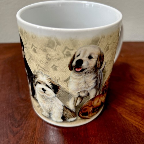 Puppy Love By Revelations Various Breeds Cute Puppies Mug 12oz. New In Box - Picture 9 of 13