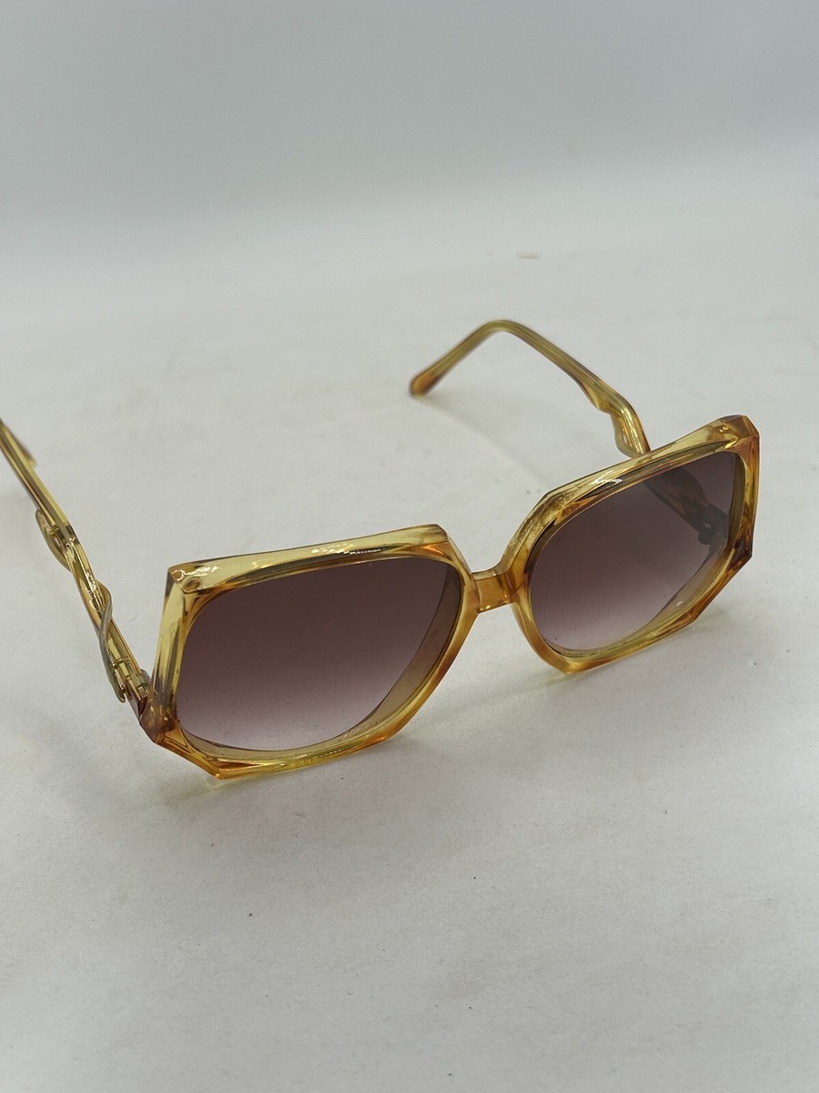 Vintage Solar Mates Yellow Oversized Sunglasses Frames Hong  display picture 1