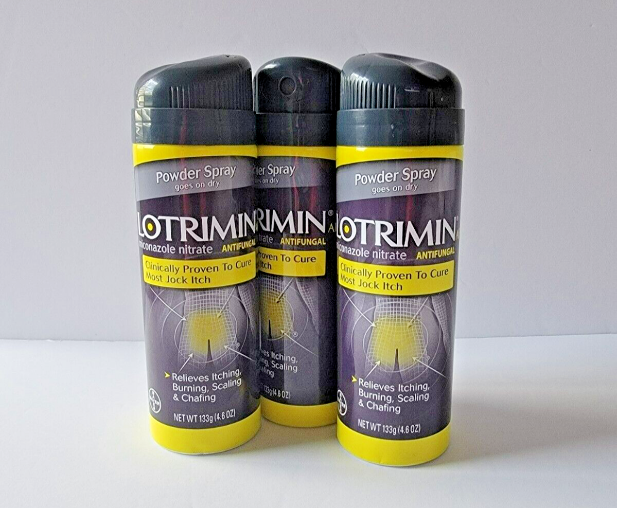 Jock Itch Antifungal Powder Spray, Miconazole Nitrate 2 Treatment, 4.6 oz 3PK eBay