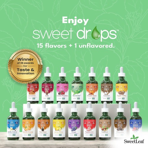 SweetLeaf Sweet Drops Liquid Stevia Sweetener, Stevia Clear, 4 oz - Picture 8 of 8