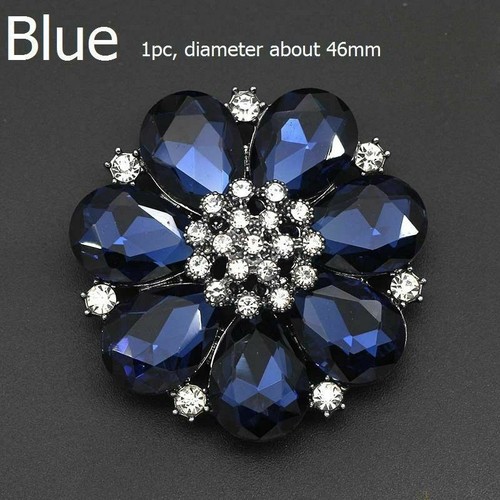 1PC Crystal Diamante Flower Buttons DIY Sewing Fasteners Accessory Shiny Fashion - Picture 14 of 15