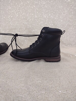 Goodfellow Mens Jeffrey Combat Boots Black Size 10 | eBay display picture 2