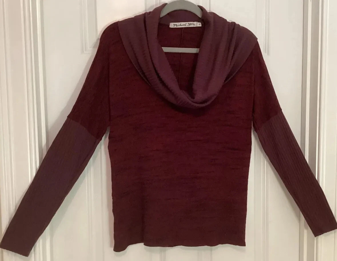 Michael stars cowl neck sweater deals