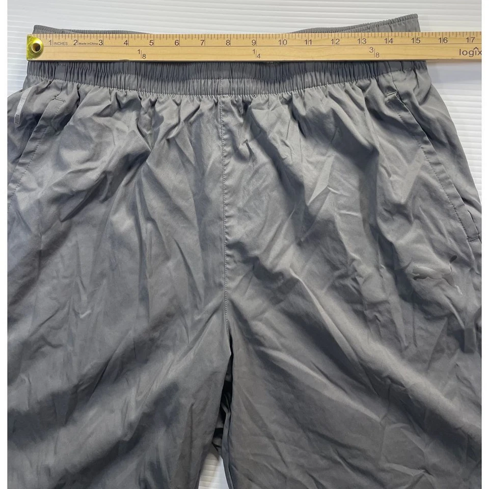 Pantalones Cortos Atléticos Puma Gris Entrenamiento Correr Baloncesto Entrenamiento Talla L Foto 3 de 4
