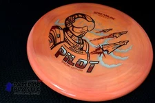 Streamline Neutron Pilot Disc Golf 174G Putter Approach Red Orange Metal Red NEW