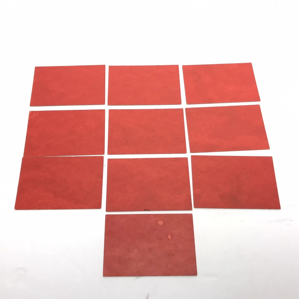 1960 Park And Shop Board Game Orig. Replacement Parts 10 Red Motorist Cards - Image 4 of 4