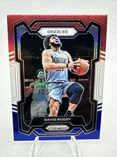 David Roddy 2023-24 Panini Prizm Red/White/Blue #267 Memphis Grizzlies