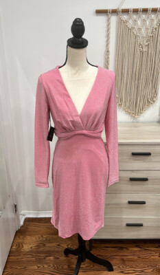 strapless open back dress PRETTY IN PINK BROCADE BEADED MINI DRESS – AKIRA main image 0