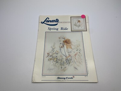 Stoney Creek Lanarte Horse Spring Ride Counted Cross Stitch Pattern 8P