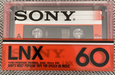 5 Cassettes Sony ZX Neuves Et Sous Blister – Vintage Et Scellées, Parfaites Collection