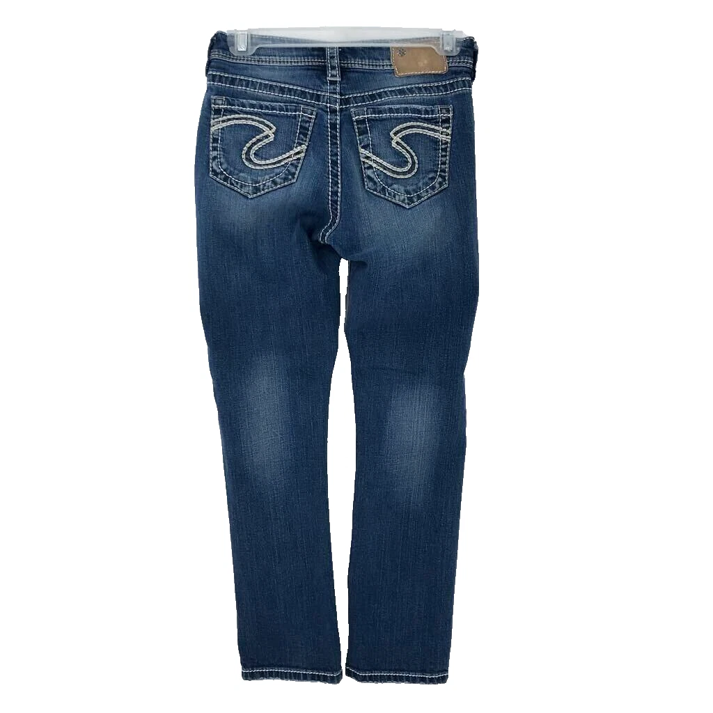 Jean Femme Silver Natsuki Capri - Taille L 26 - Occasion Très Bon état