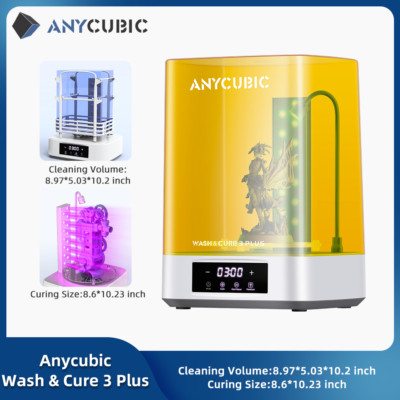 ANYCUBIC Wash and Cure 3 Plus für LCD/SLA/DLP UV Resin 3D-Drucker Harz PHOTON M5