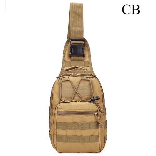 Tactical Shoulder Bag Messenger Sling Chest Pack Military Molle Outdoor Backpack - Picture 10 of 18