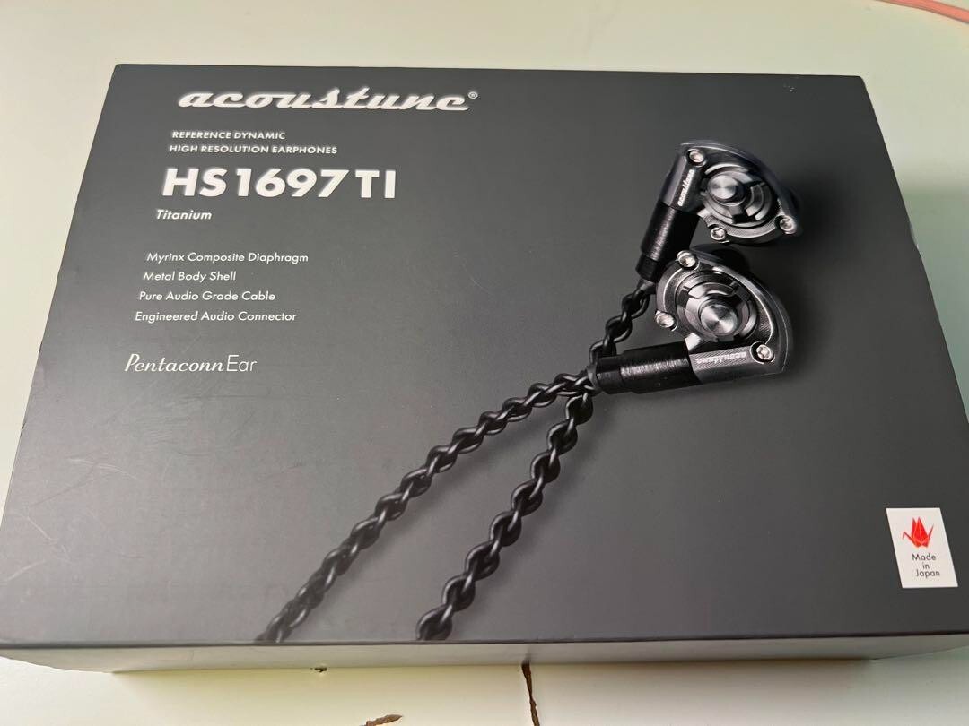 Acoustune HS1697TI In-Ear Monitors Titanium Hi-Res Acoustune HS1697TI In-Ear Monitors Titanium Hi-Res