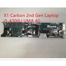 Motherboard For Lenovo ThinkPad X1 Carbon 2nd Gen I5-4300U UMA 4G 00HN765