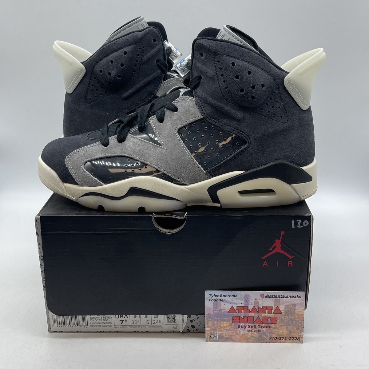 air jordan retro 6 tech chrome