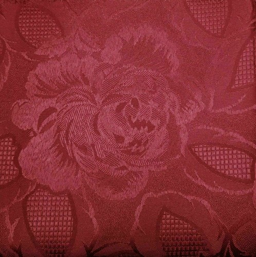 DAMAST ROSE Rechteck Tischdecke & Serviette Bankett Set 175x275 WEIHNACHTEN 8 Personen - Bild 6 von 17