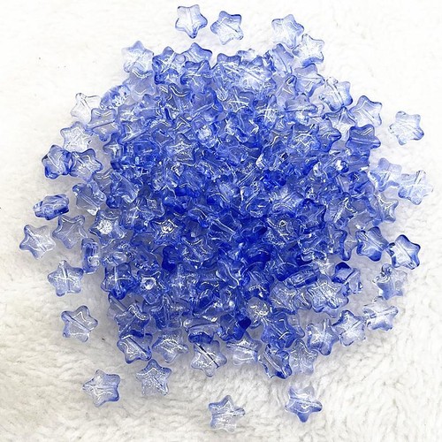 AB Color Star Beads - 8mm Czech Glass Bead Charms DIY Craft Jewelry Making 30Pcs - Picture 14 of 42