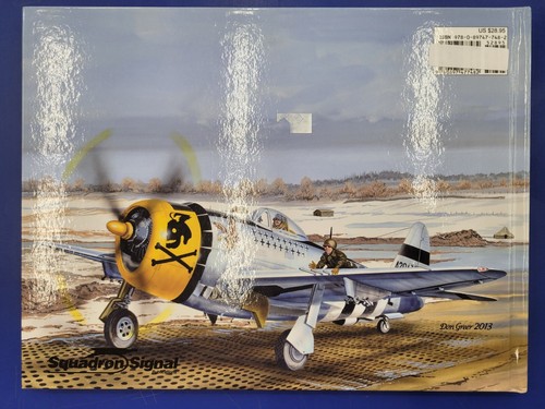 SQUADRON P-47 Thunderbolt Action Military Photo Hardcover Book WWII US Aircraft - Picture 2 of 4