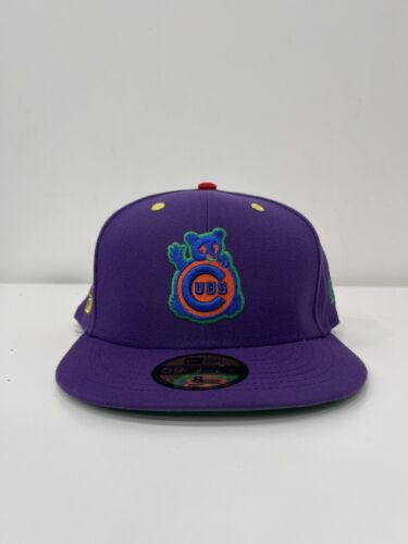 Chicago Cubs 5950 New Era Fitted Hat Cap Purple MLB 1990 All Star Game Size 8