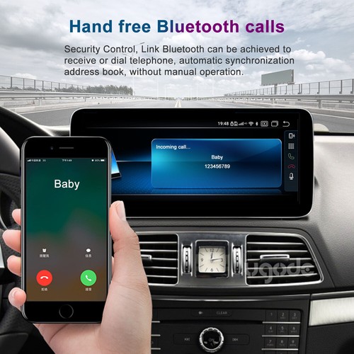 Ugode 10.25in 8+128G Android13 Pantalla CarPlay Mercedes Benz Clase E cupé NTG5.0 - Imagen 8 de 11