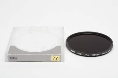 Hoya 77mm NDX400 ND Neutral Density filter in jewel case, clean