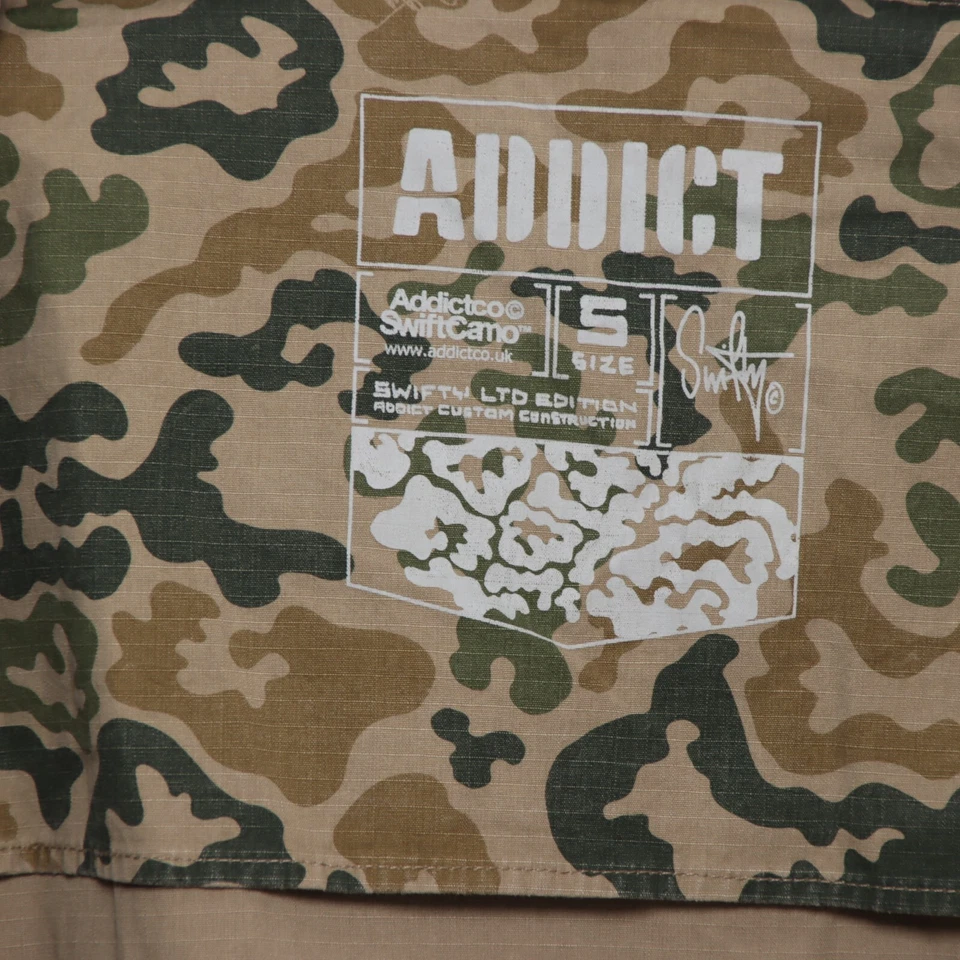 Giacca addict Tg. S (Cod.EBAY2119) verde camuflage Deadstock W/tags - Imagen 4 de 4