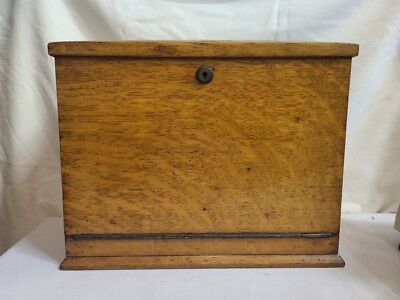 Antique Personal Box Travelling Secretary Desk