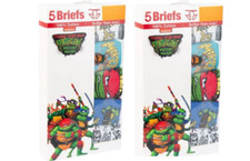 Nickelodeon Boys Teenage Mutant Ninja Turtles 5 PK Brief Underwear Lot of 2 SZ 4