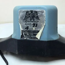 Richmond Cedar Works Model 71 Ice Cream Maker Motor for Parts Or Repair