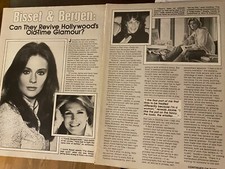 Jacqueline Bisset, Candice Bergen, Three Page Vintage Clipping