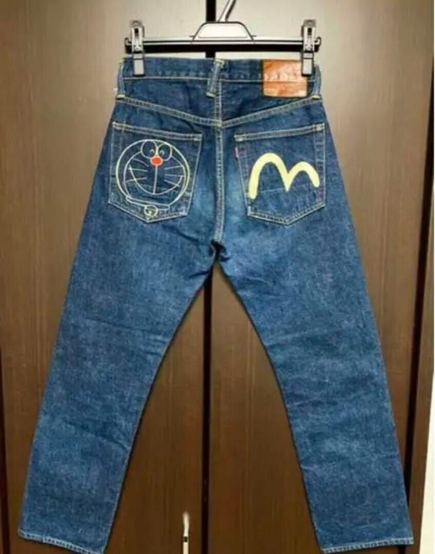 Denim Jeans EVISU × DORAEMON Collabo JEANS Selvedge DENIM Denim Jeans EVISU × DORAEMON Collabo JEANS Selvedge DENIM