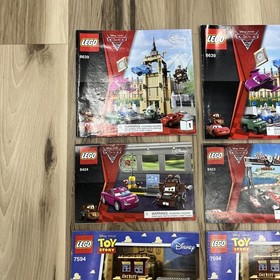 LEGO INSTRUCTIONS LOT TOY STORY LEGO MOVIE CARS 8639 7594 7593 8424 8423