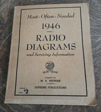 1946 Most-Often-Needed Radio Diagrams Vlm 6 Beitman Supreme Publications