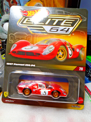 Hot Wheels Elite 64 1967 Ferrari 330 P4 with Real Riders | eBay