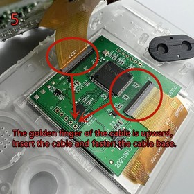 2.6" IPS LCD Screen For Neo Geo Pocket Color NGPC LCD. No need to cut the shell