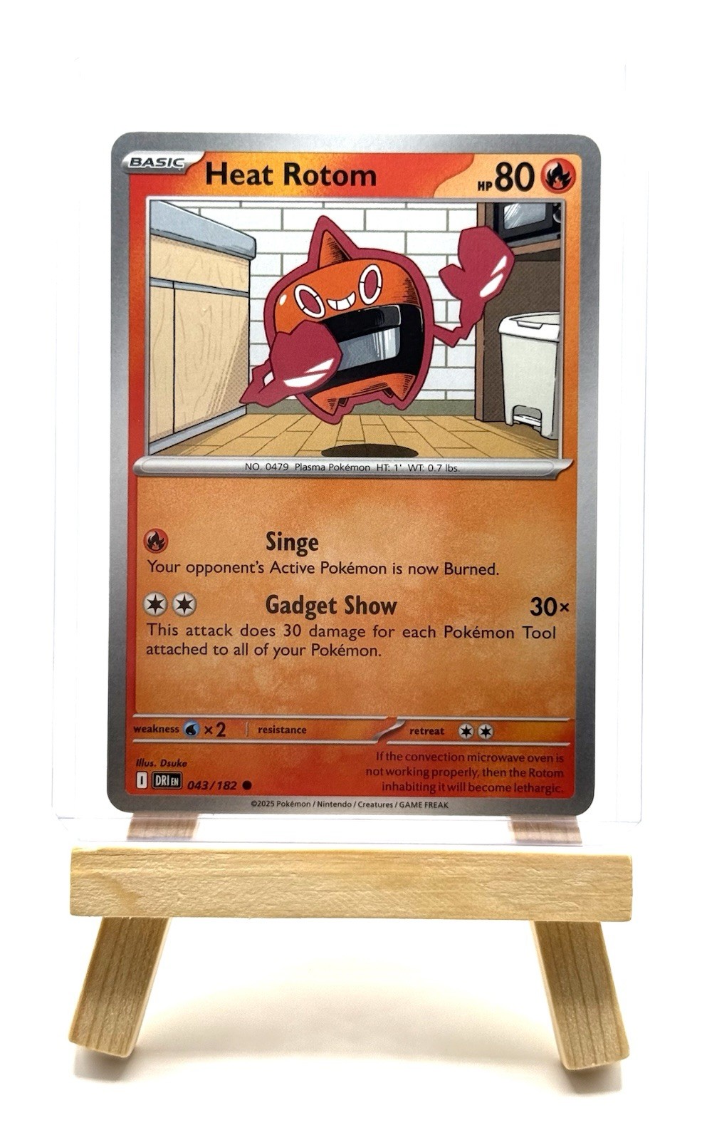 Pokémon TCG Heat Rotom Destined Rivals 043/182 Regular Common NM/M