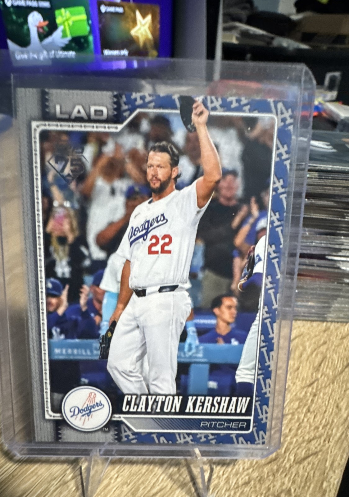 2026 Topps Series 1 - Clayton Kershaw #22 Team Color Border